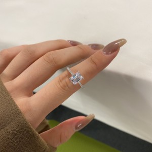 Minimalist Rectangle Cubic Zirconia Party Ring 70200168 Minimalist Rectangle Cubic Zirconia Party Ring 70200168