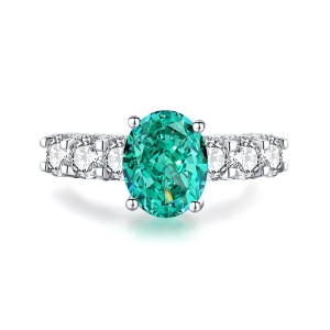 8A Cubic Zirconia Oval Solitaire Ring 70200228 8A Cubic Zirconia Oval Solitaire Ring 70200228