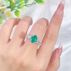 8A Cubic Zirconia Oval Solitaire Ring 70200228 8A Cubic Zirconia Oval Solitaire Ring 70200228