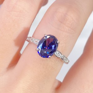 8A Cubic Zirconia Oval Solitaire Ring 70200231 8A Cubic Zirconia Oval Solitaire Ring 70200231