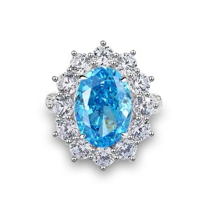 8A Cubic Zirconia Rectangle Solitaire Ring 70200235