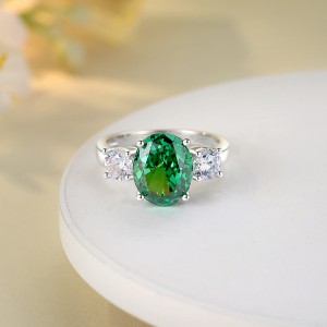 8A Cubic Zirconia Oval Solitaire Ring 70200240 8A Cubic Zirconia Oval Solitaire Ring 70200240