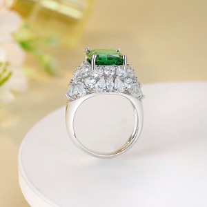8A Cubic Zirconia Rectangle Solitaire Ring 70200250 8A Cubic Zirconia Rectangle Solitaire Ring 70200250