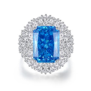 8A Cubic Zirconia Rectangle Solitaire Ring 70200250 8A Cubic Zirconia Rectangle Solitaire Ring 70200250