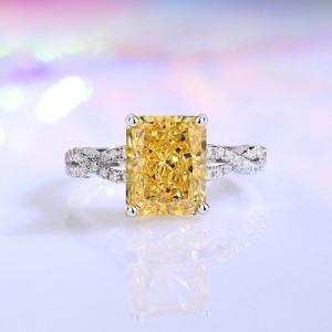 8A Cubic Zirconia Rectangle Solitaire Ring 70200252 8A Cubic Zirconia Rectangle Solitaire Ring 70200252