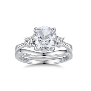 Oval High Carbon Diamond Stack Ring 70200259 Oval High Carbon Diamond Stack Ring 70200259