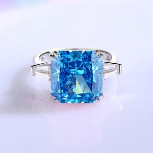 8A Cubic Zirconia Square Solitaire Ring 70200264