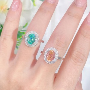 8A Cubic Zirconia Pigeon Egg Solitaire Ring 70200279 8A Cubic Zirconia Pigeon Egg Solitaire Ring 70200279