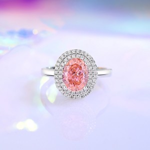 8A Cubic Zirconia Pigeon Egg Solitaire Ring 70200279 8A Cubic Zirconia Pigeon Egg Solitaire Ring 70200279