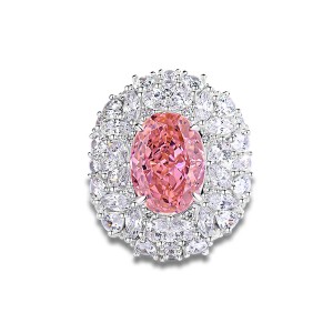 8A Cubic Zirconia Oval Cluster Solitaire Ring 70200285 8A Cubic Zirconia Oval Cluster Solitaire Ring 70200285