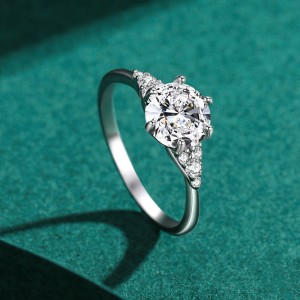 925 Sterling Silver Classic 1 CT Solitaire CZ Ring 70200344