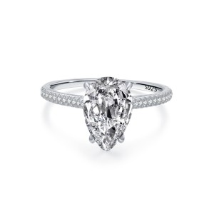 925 Sterling Silver 3 CT Pear Cut Zircon Ring 70200364 925 Sterling Silver 3 CT Pear Cut Zircon Ring 70200364