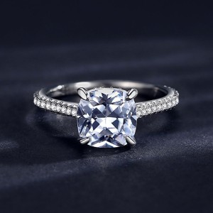 925 Sterling Silver Classic 1 CT Zircon Ring 70200370 925 Sterling Silver Classic 1 CT Zircon Ring 70200370