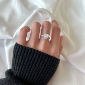 Love Heart Zirconia Wedding Party Ring 70300023 Love Heart Zirconia Wedding Party Ring 70300023