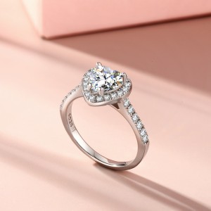 Love Heart Zirconia Wedding Party Ring 70300023 Love Heart Zirconia Wedding Party Ring 70300023