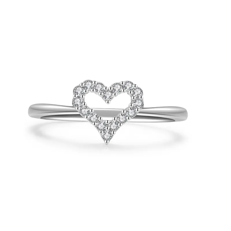 Minimalist Hearts Zirconia Wedding Party Ring 70300053 Minimalist Hearts Zirconia Wedding Party Ring 70300053