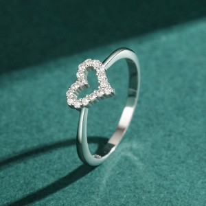 Minimalist Hearts Zirconia Wedding Party Ring 70300053 Minimalist Hearts Zirconia Wedding Party Ring 70300053