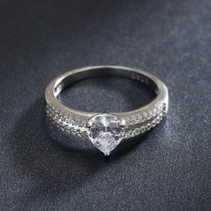 Stylish Zirconia Heart Wedding Party Ring 70300070 Stylish Zirconia Heart Wedding Party Ring 70300070