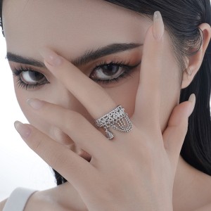 Vintage Hiphop Zirconia Tassel Toe Rings 70400144 Vintage Hiphop Zirconia Tassel Toe Rings 70400144