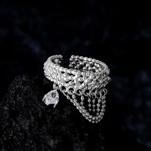 Vintage Hiphop Zirconia Tassel Toe Rings 70400144 Vintage Hiphop Zirconia Tassel Toe Rings 70400144