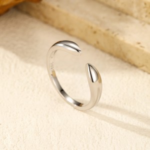 925 Sterling Silver Minimalist Open Ring 70400150