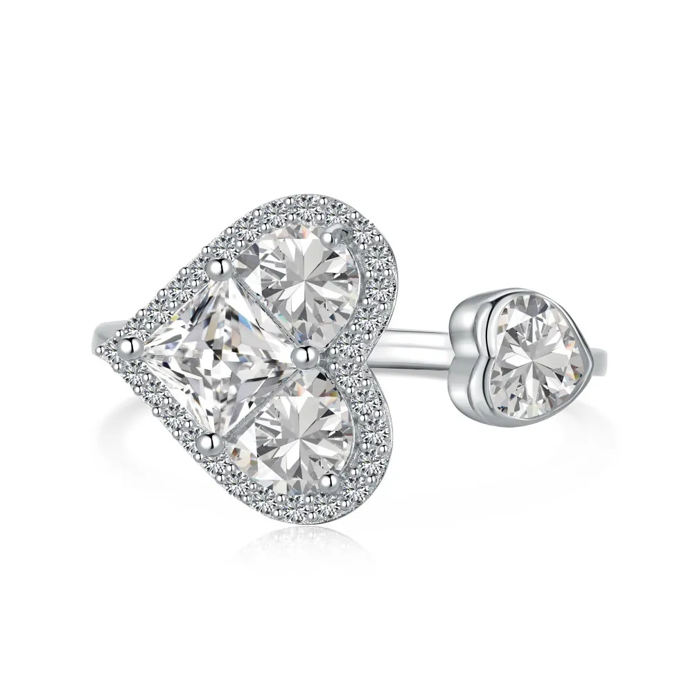 Double Heart Zirconia Toe Ring 70400182 Double Heart Zirconia Toe Ring 70400182