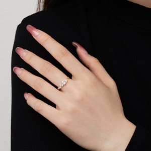 Unique Pear Zirconia Toe Ring 70400184 Unique Pear Zirconia Toe Ring 70400184