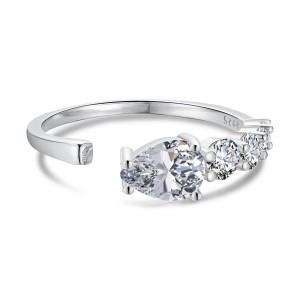 Unique Pear Zirconia Toe Ring 70400184 Unique Pear Zirconia Toe Ring 70400184