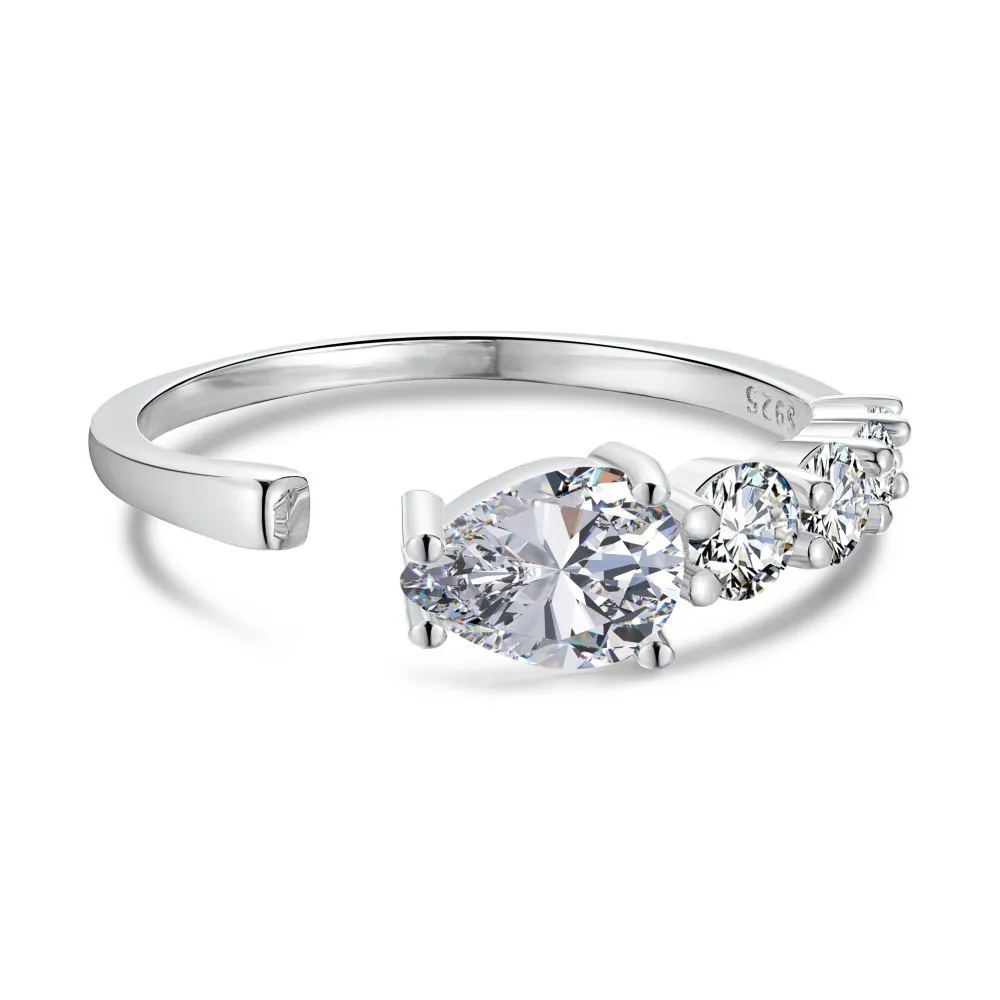 Unique Pear Zirconia Toe Ring 70400184 Unique Pear Zirconia Toe Ring 70400184