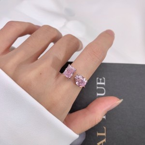 8A Ice Flower Cut Zirconia Toe Ring 70400191 8A Ice Flower Cut Zirconia Toe Ring 70400191