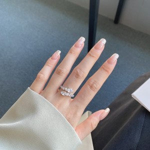 Luxury Pear Zirconia Toe Ring 70400194 Luxury Pear Zirconia Toe Ring 70400194