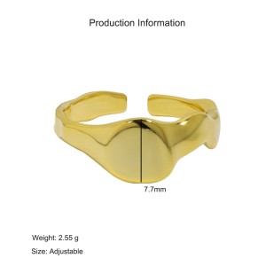 925 Sterling Silver Adjustable Minimalist Irregular Texture Ring 70400259 925 Sterling Silver Adjustable Minimalist Irregular Texture Ring 70400259