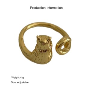 925 Sterling Silver Adjustable Hugging Cat Open Ring 70400264 925 Sterling Silver Adjustable Hugging Cat Open Ring 70400264