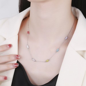 Vintage Enamel Slim Waist Chain Necklaces 80100013 Vintage Enamel Slim Waist Chain Necklaces 80100013