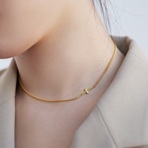 925 Sterling Silver Cross Chain Necklace 80100031 925 Sterling Silver Cross Chain Necklace 80100031