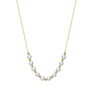 925 Sterling Silver Fresh Water Pearl Necklace 80100072