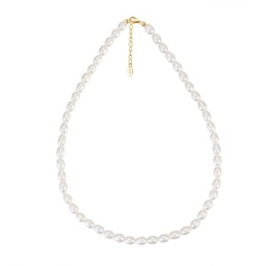 925 Sterling Silver Fresh Water Pearl Necklace 80100073