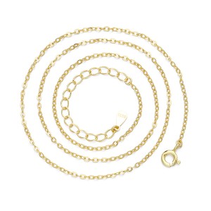 925 Sterling Silver Polishing Cross O Chain 80100088