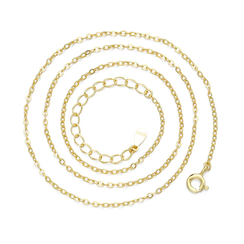 925 Sterling Silver Polishing Cross O Chain 80100088