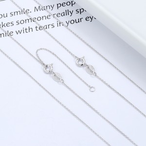 925 Sterling Silver Polishing Cross O Chain 80100088