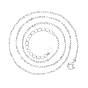 925 Sterling Silver Polishing Cross O Chain 80100088