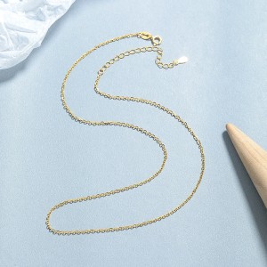 925 Sterling Silver Polishing Cross O Chain 80100089