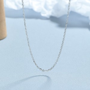 925 Sterling Silver Polishing Cross O Chain 80100089