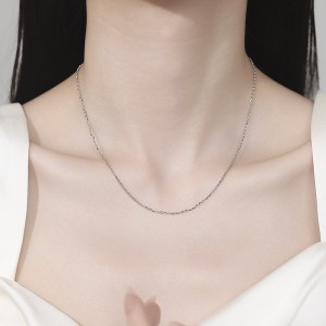 925 Sterling Silver Polishing Cross O Chain 80100089