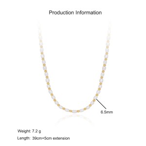 925 Sterling Silver Natural Fresh Water Pearl Necklace 80100093