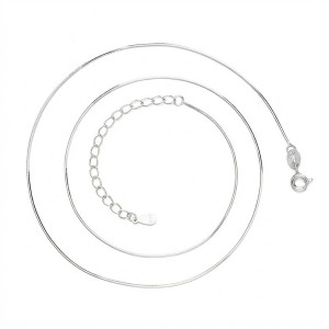 925 Sterling Silver 0.65mm 8-Sided Faceted Snake Chain 80100097 925 Sterling Silver 0.65mm 8-Sided Faceted Snake Chain 80100097