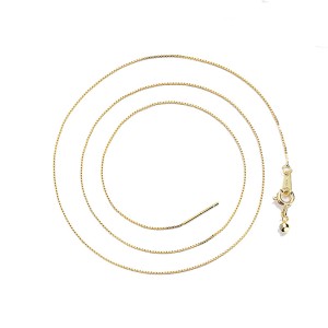 925 Sterling Silver 0.65mm Universal DIY Pin Box Chain