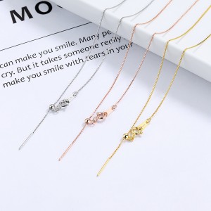 925 Sterling Silver 0.65mm Universal DIY Pin Box Chain