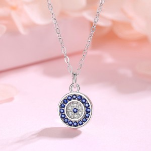 925 Sterling Silver Evil Eye Necklace 80200160