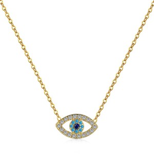 Shiny Zirconia Evil Eye Pendant Necklace 80200234 Shiny Zirconia Evil Eye Pendant Necklace 80200234